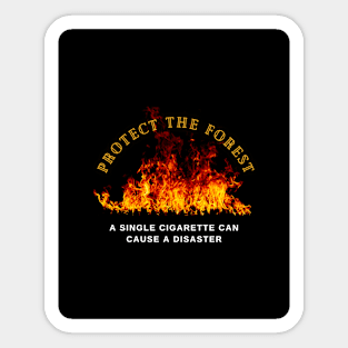 Protect the forest Sticker